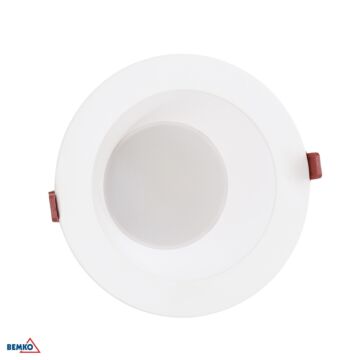 Oprawa downlight LED FALED lampa wpuszczana 30W 3000K 3800lm 60° biała Bemko C70-DLF2-300-3K