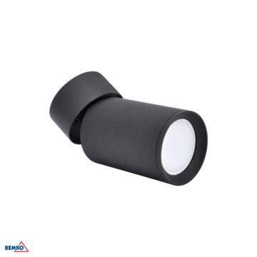 Oprawa lampa ścienno-sufitowa VERKO GU10 kinkiet reflektor 35W IP20 czarna Bemko C41-VRK-NT-GU10BL