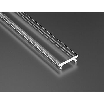 Klosz do profili LED typ X transparentny 1m Eco Light EC20159