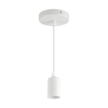 Oprawa wisząca lampa okrągła UNO E27 40W biała STRUHM 03810