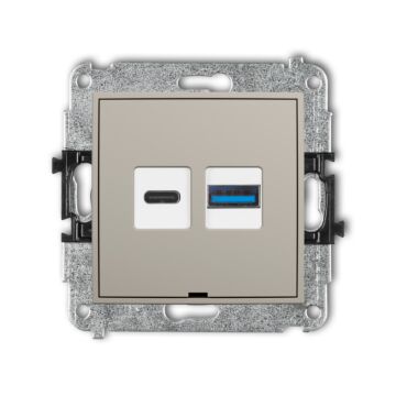 Gniazdo USB Karlik 60ICUSBBO-8