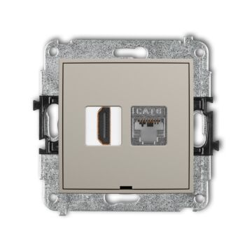 Gniazdo komputerowe, Gniazdo HDMI Karlik 60IGHKBO-46