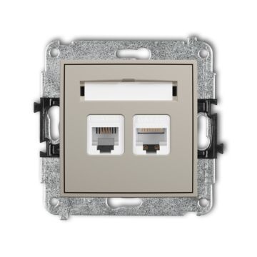 Gniazdo komputerowe, Gniazdo telefoniczne Karlik 60IGTK