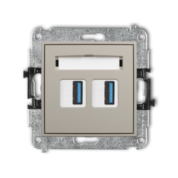 Gniazdo USB Karlik 60IGUSB-6