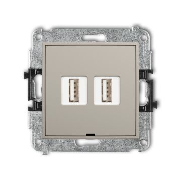 Gniazdo USB Karlik 60IGUSBBO-2