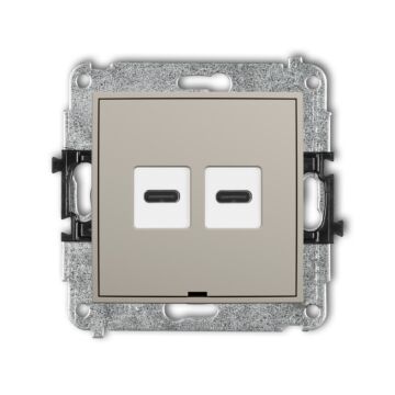 Gniazdo USB Karlik 60MCUSBBO-7