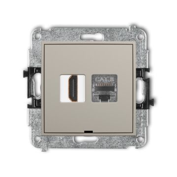 Gniazdo komputerowe, Gniazdo HDMI Karlik 60MGHKBO-88