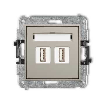 Gniazdo USB Karlik 60MGUSB-2