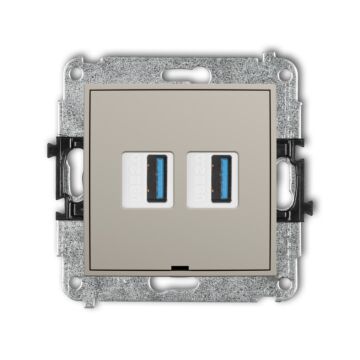 Gniazdo USB Karlik 60MGUSBBO-6