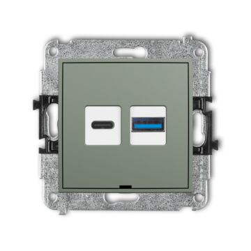 Gniazdo USB Karlik 61ICUSBBO-8