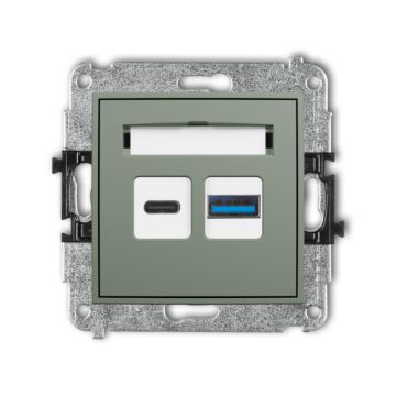 Gniazdo USB Karlik 61MCUSB-8