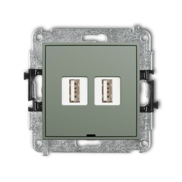 Gniazdo USB Karlik 61MGUSBBO-2