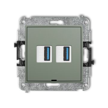 Gniazdo USB Karlik 61MGUSBBO-6