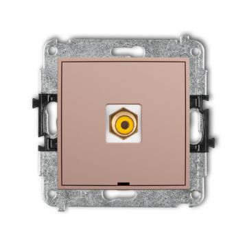 Gniazdo RCA Karlik 62MGRCABO-1