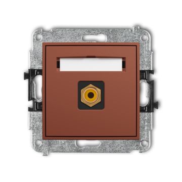 Gniazdo RCA Karlik 63IGRCA-1