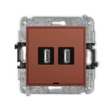 Gniazdo USB Karlik 63IGUSBBO-2