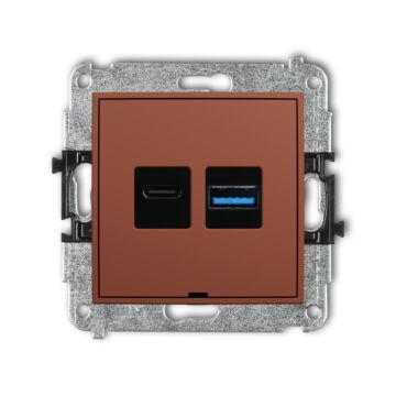 Gniazdo USB Karlik 63MCUSBBO-8