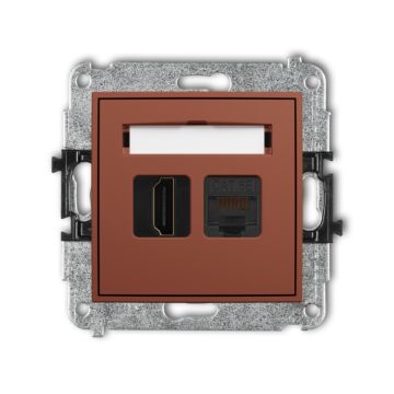 Gniazdo komputerowe, Gniazdo HDMI Karlik 63MGHK-45e