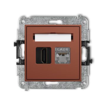Gniazdo komputerowe, Gniazdo HDMI Karlik 63MGHK-46