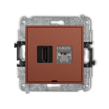 Gniazdo komputerowe, Gniazdo HDMI Karlik 63MGHKBO-46