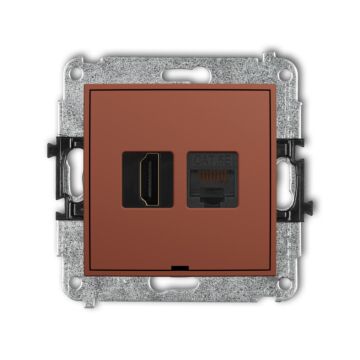 Gniazdo komputerowe, Gniazdo HDMI Karlik 63MGHKBO-45e