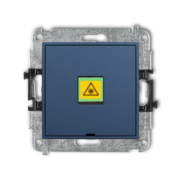Gniazdo światłowodowe/optyczne pojedyncze navy blue Karlik ICON 64IGOPBO-1