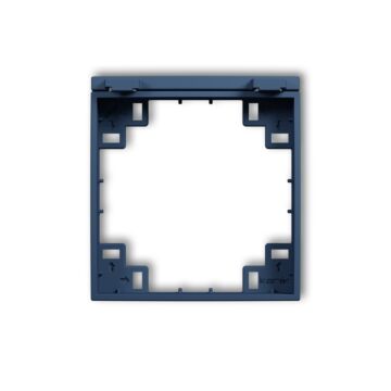 Ramka pośrednia pojedyncza do gniazda herm.SCHUKO pion/poziom navy blue Karlik MINI 64MRPB-1s