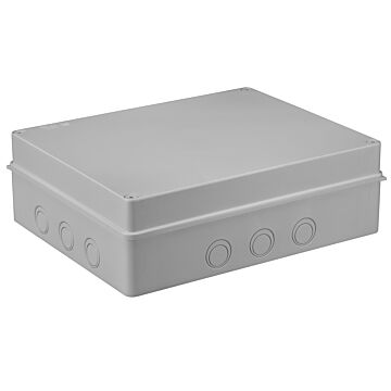 Puszka natynkowa hermetyczna bez dławików IP56 380x300x120 szara PAWBOL S-BOX716