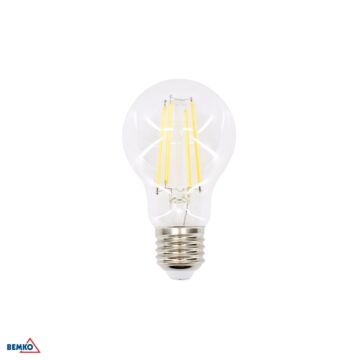 Żarówka LED dekoracyjna FILAMENT E27 7,5W 320° 2700K 950lm Bemko D86-FLB-E27-A60-075-2K