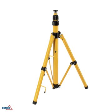 Statyw pojedynczy do naświetlaczy LED żółty Bemko C52-TRIPOD-01