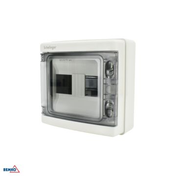 Rozdzielnica modułowa obudowa natynkowa 1x8 IP65 biała Schelinger A80-RHN-IP65-NPE-08P