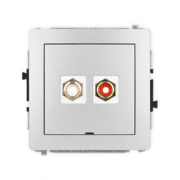 Gniazdo RCA Karlik 7DGRCABO-2