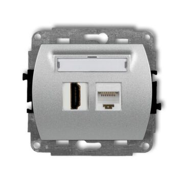 Gniazdo komputerowe, Gniazdo HDMI Karlik 7GHK-45e