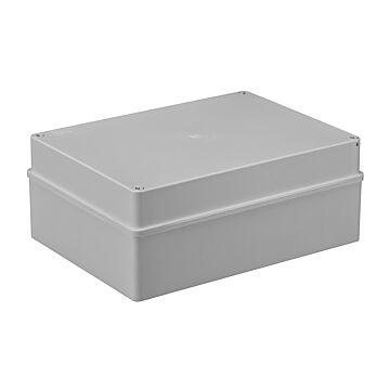 Puszka natynkowa hermetyczna bez dławików IP65 300x220x120 szara PAWBOL S-BOX616