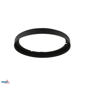 Ramka do opraw PLC 360mm niska czarna Luxmena C35-PLC-360-LBL
