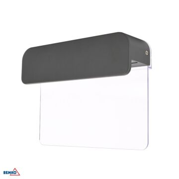 Oprawa elewacyjna LED VALANT 12W 3000K 850lm 120° IP65 grafit Bemko C25-EL1-N-011GR-3K