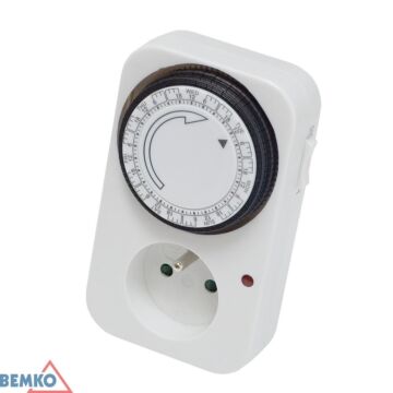 Programator czasowy mechaniczny tygodniowy zegar sterujący 16A 230V Bemko B60-TSWF1