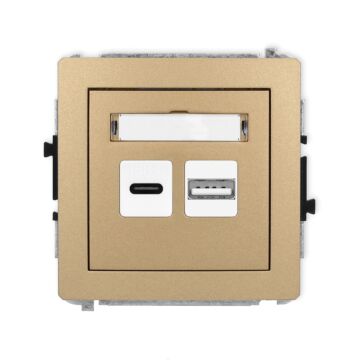 Gniazdo USB Karlik 8DCUSB-8