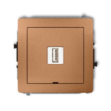Gniazdo USB Karlik 8DCUSBBO-1
