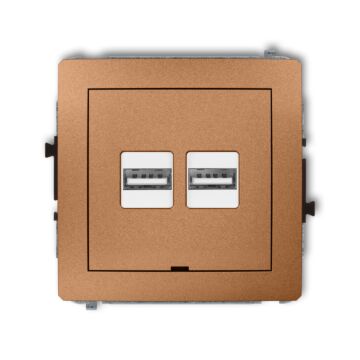 Gniazdo USB Karlik 8DCUSBBO-6
