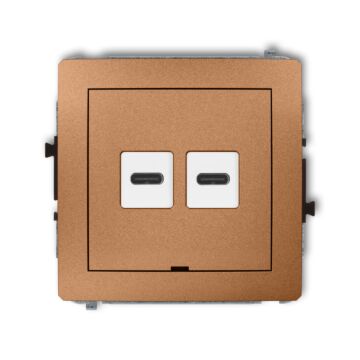Gniazdo USB Karlik 8DCUSBBO-7
