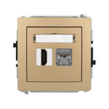 Gniazdo komputerowe, Gniazdo HDMI Karlik 8DGHK-46