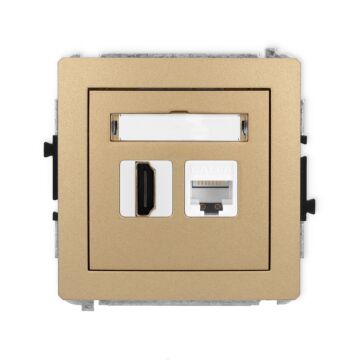 Gniazdo komputerowe, Gniazdo HDMI Karlik 8DGHK-46A