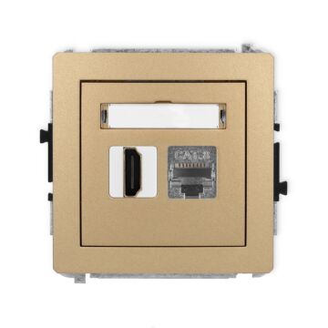 Gniazdo komputerowe, Gniazdo HDMI Karlik 8DGHK-88