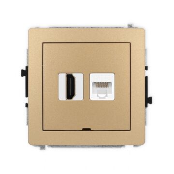 Gniazdo komputerowe, Gniazdo HDMI Karlik 8DGHKBO-45e