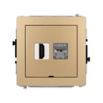 Gniazdo komputerowe, Gniazdo HDMI Karlik 8DGHKBO-46