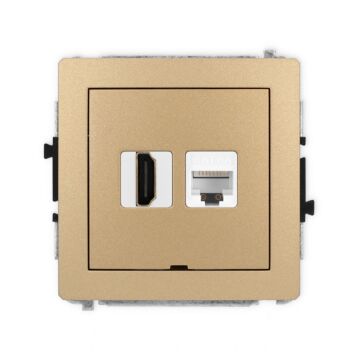 Gniazdo komputerowe, Gniazdo HDMI Karlik 8DGHKBO-46A