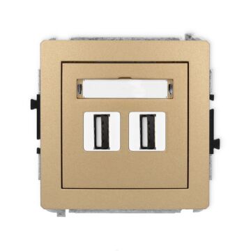 Gniazdo USB Karlik 8DGUSB-2