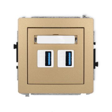 Gniazdo USB Karlik 8DGUSB-6