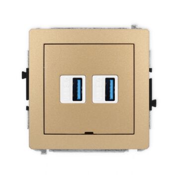 Gniazdo USB Karlik 8DGUSBBO-6